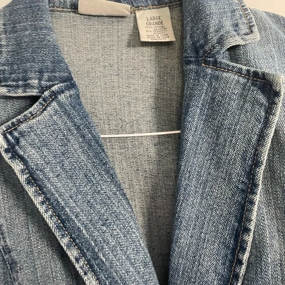St. John’s Bay Denim Blue Women's Jacket in size large - Picture 6 of 15